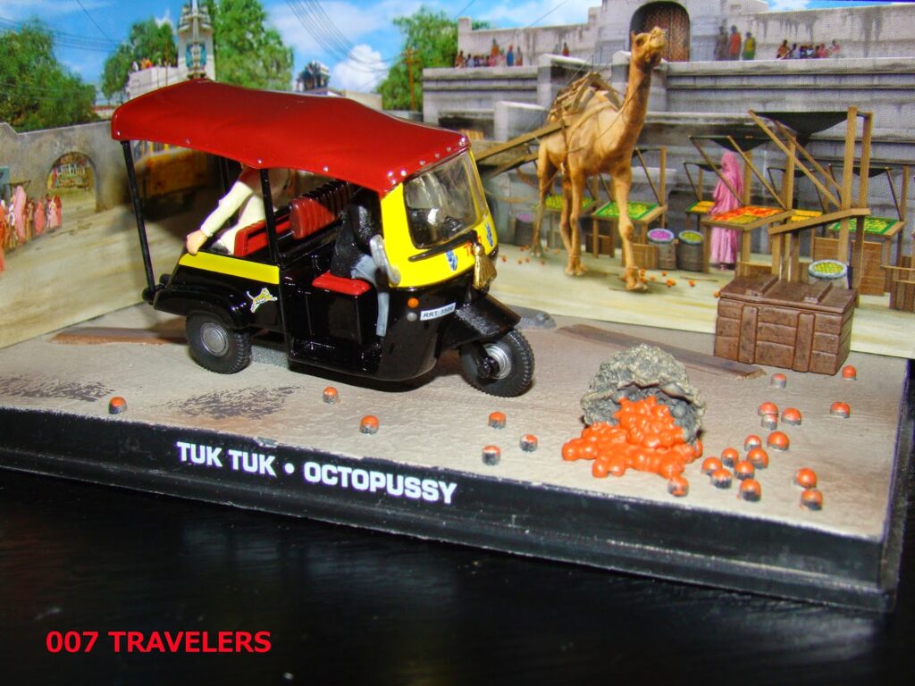 Miniature Tuk Tuk Octopussy - James Bond 1/43 IXO Editions Fabbri (occasion)