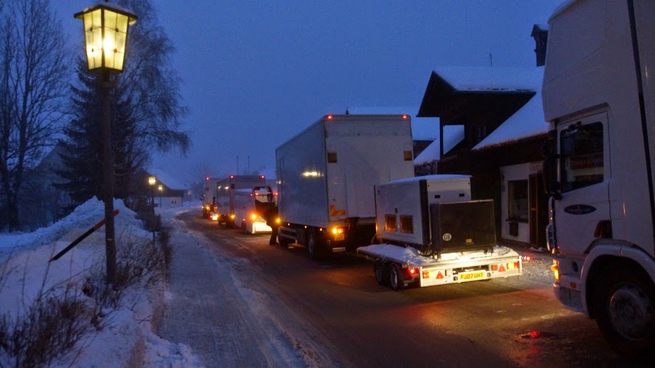 “SPECTRE” crew to Sölden, Austria.