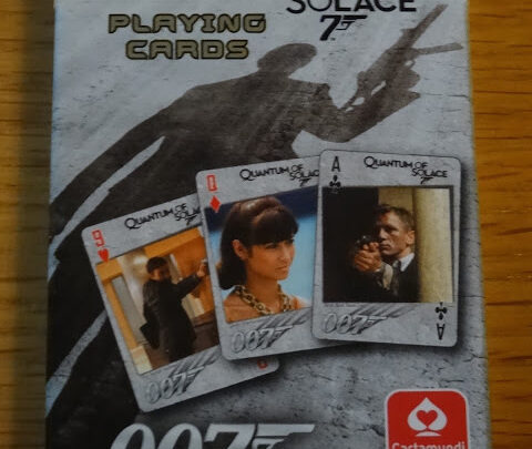 007 Item: Quantum of Solace 007 playing cards