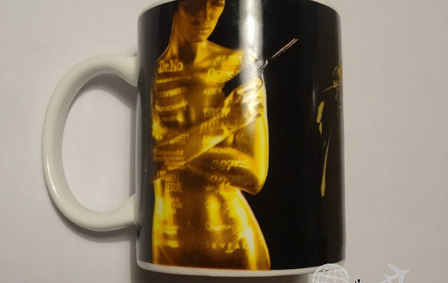 007 Item: James Bond 007 50th anniversary James Bond mug inspired by original movie posters