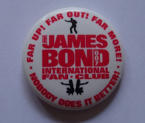 007 Item: The James Bond 007 international fan club pin badge