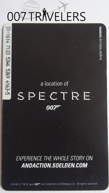 007 Item: A location of SPECTRE Sölden ski card