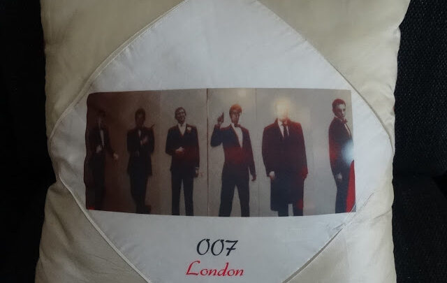 007 Item: 007 London James Bonds pillow