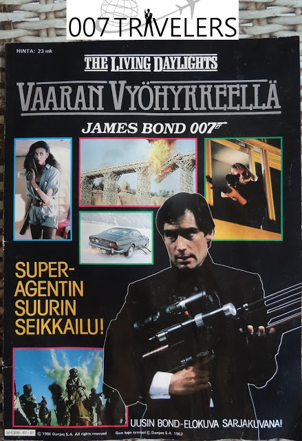 007 Item: The Living Daylights Vaaran vyöhykkeellä James Bond 007 Cartoon magazine