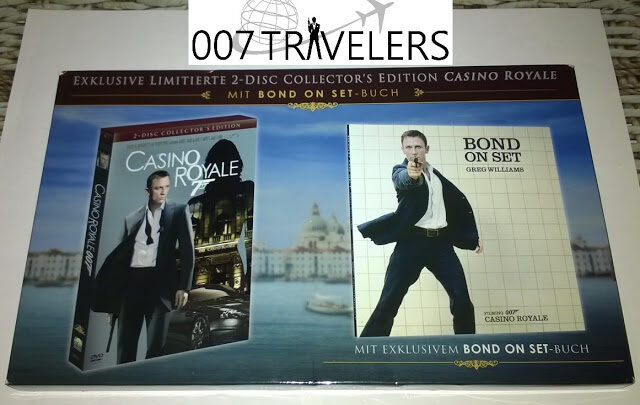 007 Item: Exclusive limited 2-disc collector ‘s edition Casino Royale with Bond on Set book