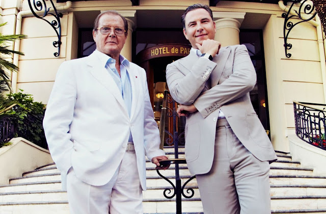 Roger Moore given James Bond tribute by David Walliams and David Arnold