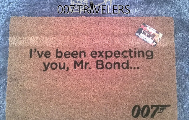 007 Item: “I’ve been expecting you, Mr. Bond” 007 door mat