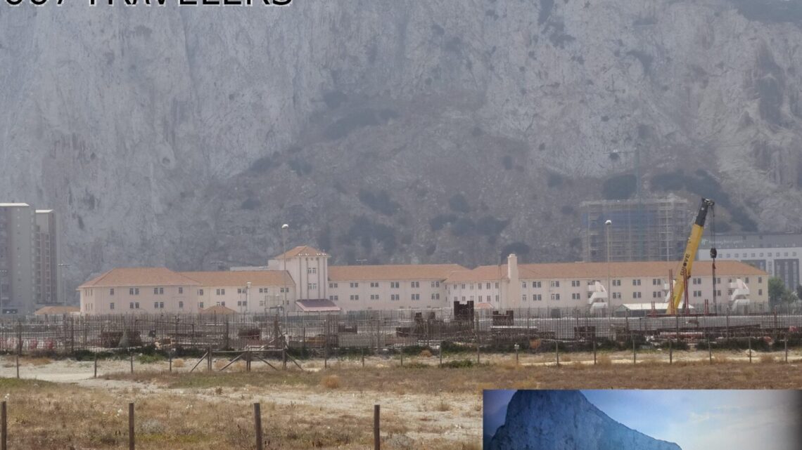 007 Filming location: Establishing shot of Gibraltar / The Living Daylights (1987)
