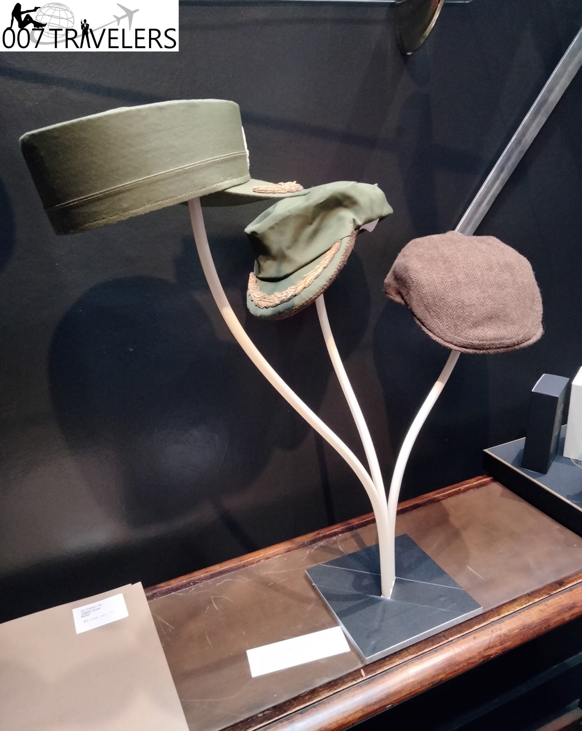 007 Exhibition 60 Years Of James Bond Hats Exhibit 007 Exhibition 60 Years Of James Bond Hats Exhibit