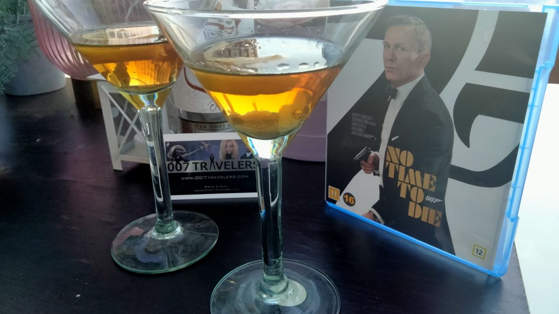 007 Drink: Vodka Martini, shaken, not stirred, made with Smirnoff