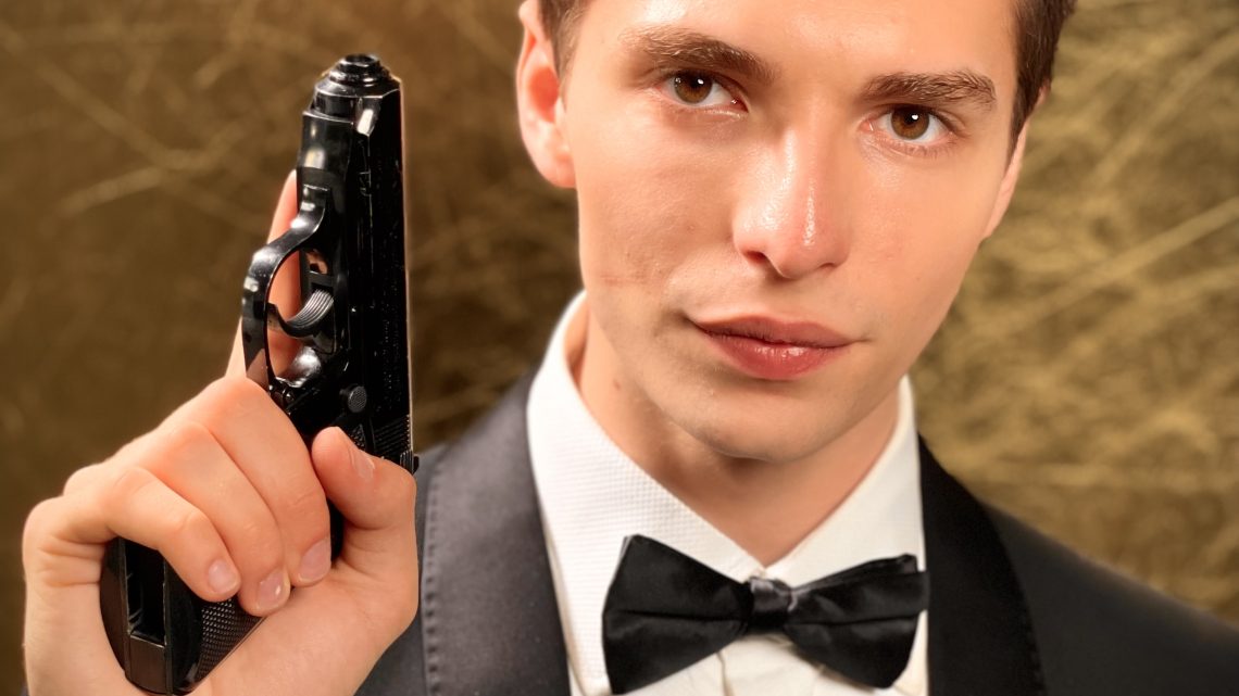 Kasinokohtausta tekemässä James Bond -fanifilmiin “Ghost”
